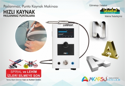 Paslanmaz Harf Punto Kaynak Makinası