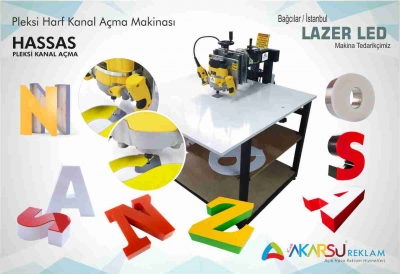 Pleksi Harf Kanal Açma Makinası