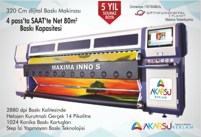 320 Cm Dijital Baskı Makinası