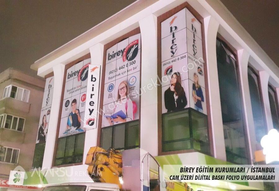 Birey Eğitim Kurumlari / Cam Üzeri Folyo Uygulama