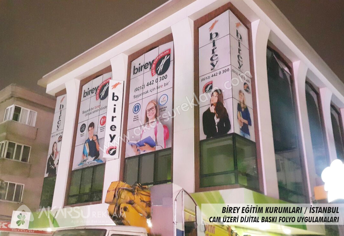 Birey Eğitim Kurumlari / Cam Üzeri Folyo Uygulama