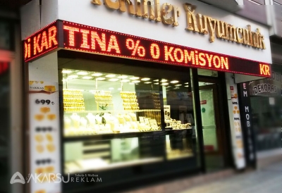 Kayan Yazı Led Tabelalar