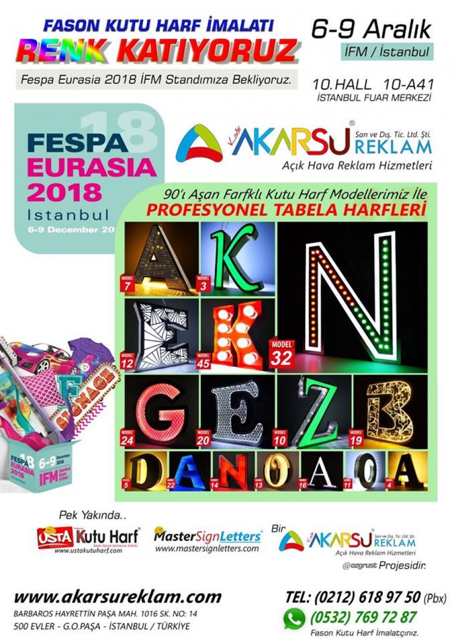 Fespa Eurasia İstanbul 2018