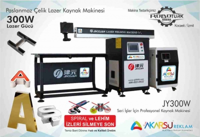 Paslanmaz Çelik Kutu Harf Lazer Kaynak Makinası